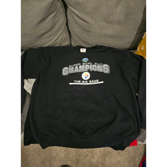 Super Bowl XLIII Champions Pittsburgh Steelers Sweatshirt - Picture 1 of 3
